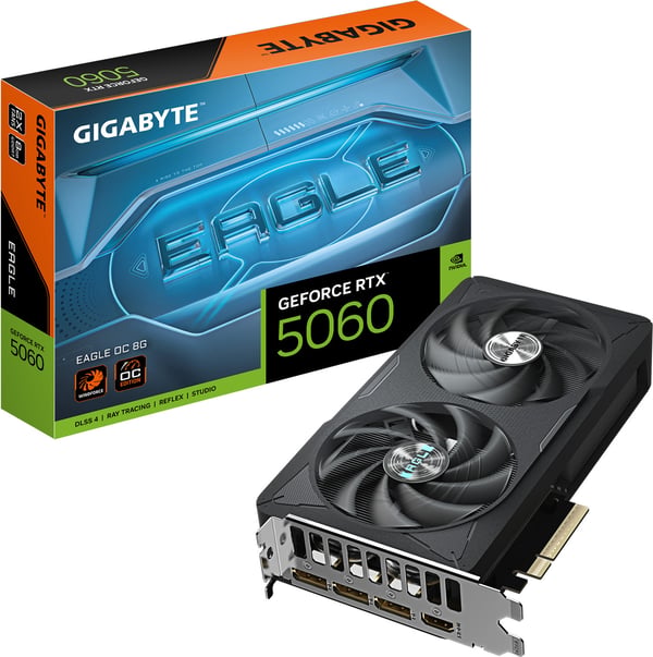 GIGABYTE GeForce RTX 5060 EAGLE OC 8G grafikkort