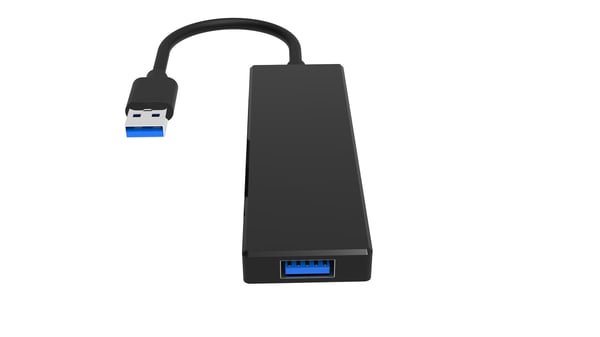 Fuj:tech USB-A-hubb, 4 portar