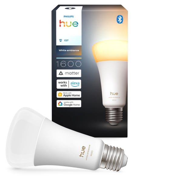 Philips Hue LED-smartlampa, White ambiance, E27, 1600 lm