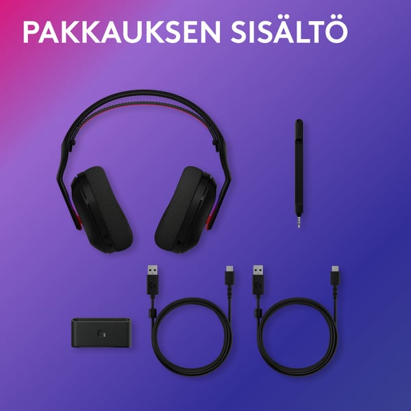 Logitech G Astro A20X trådlösa gaminghörlurar, svart