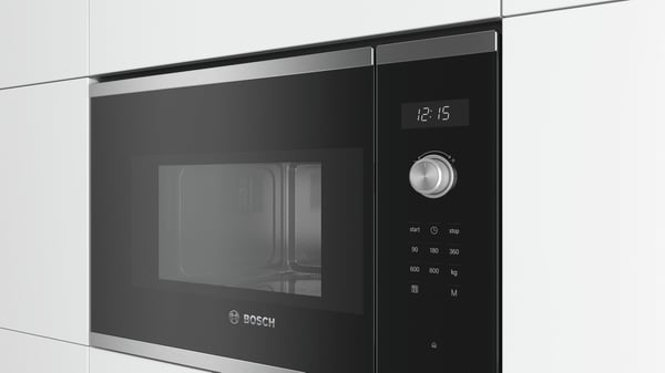 Bosch BFL524MS0 Serie 6 -mikrovågsugn, rostfritt stål