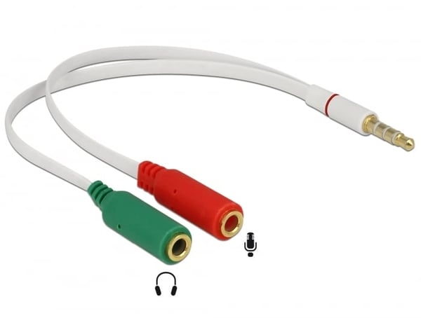 DeLOCK 4pin TRRS CTIA -hovedtelefonmikrofonadapter