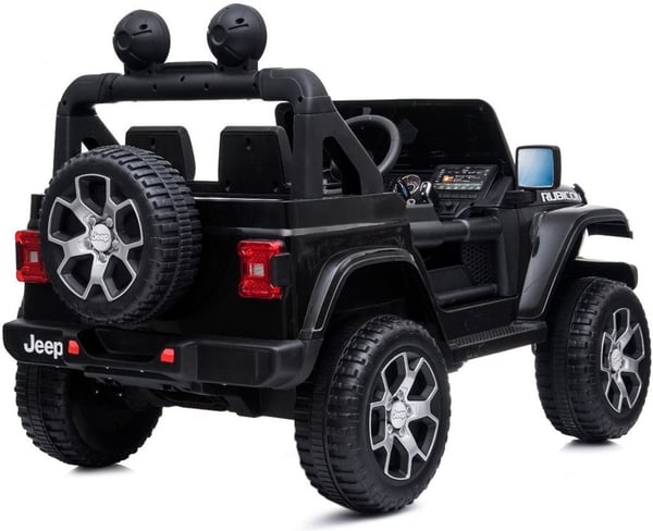 Jeep Wrangler Rubicon 12V -elbil, svart