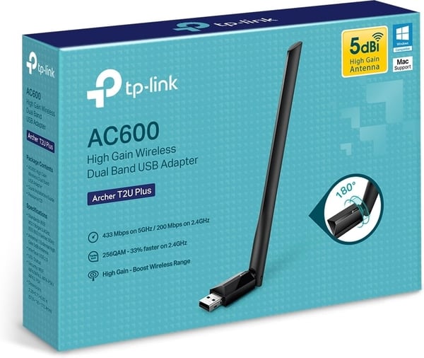 TP-LINK Archer T2U Plus Dualband WiFi-adapter