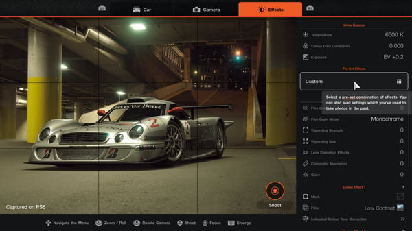 Gran Turismo 7-spel för PS4.