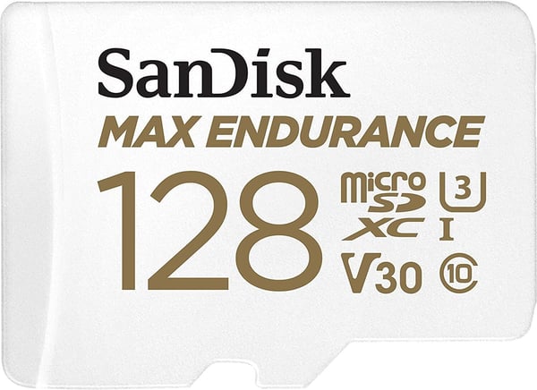 SanDisk 128 GB MAX Endurance microSDXC-hukommelseskort