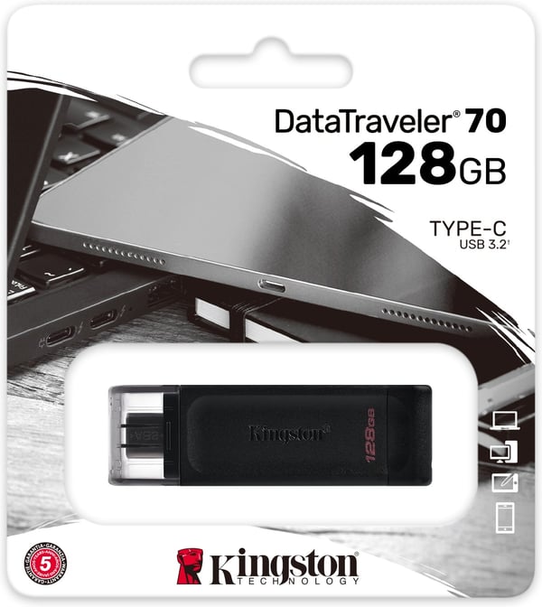 Kingston DataTraveler 70 128 Gb USBhukommelse
