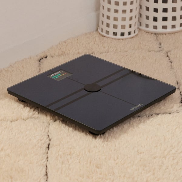 Withings Body Comp Black - kropssammensætningsvægt med wifi-forbindelse