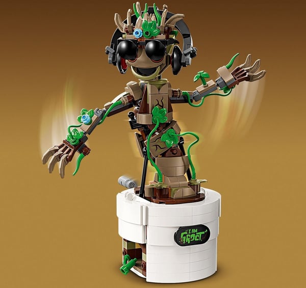 LEGO Marvel Dansande Groot Byggbar animerad leksak 76297