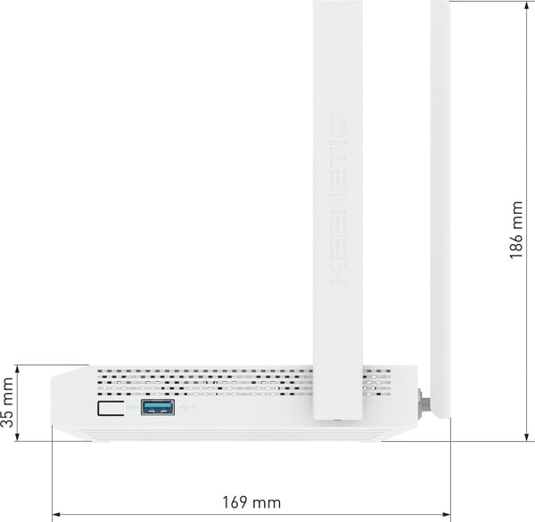 Keenetic Hopper DSL AX1800 Mesh WiFi 6 -router
