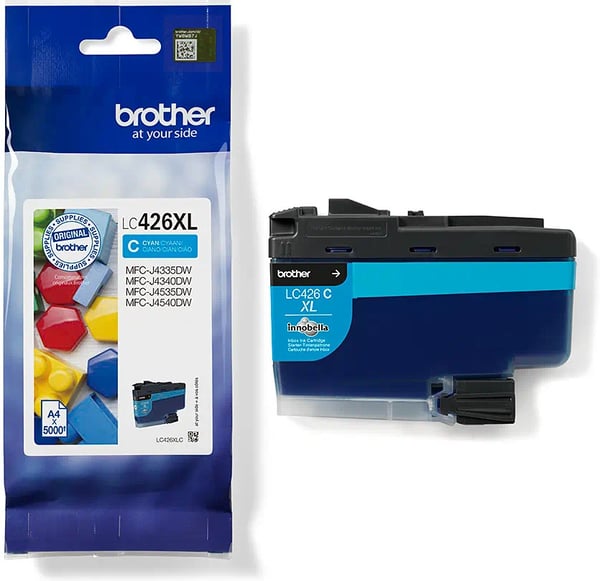 Brother LC426XLC -stor bläckpatron, cyan