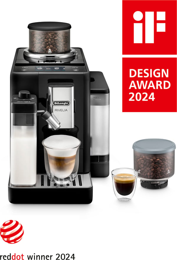 DeLonghi Rivelia EXAM440.55.B kaffemaskin, svart