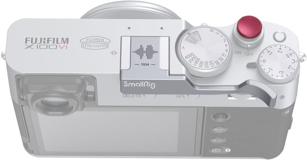 SmallRig 4566 Fujifilm X100VI / X100V -tummgrepp, silver