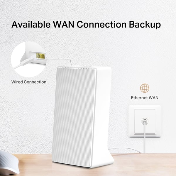 Mercusys MB130 4G LTE-modem och WiFi-basstation