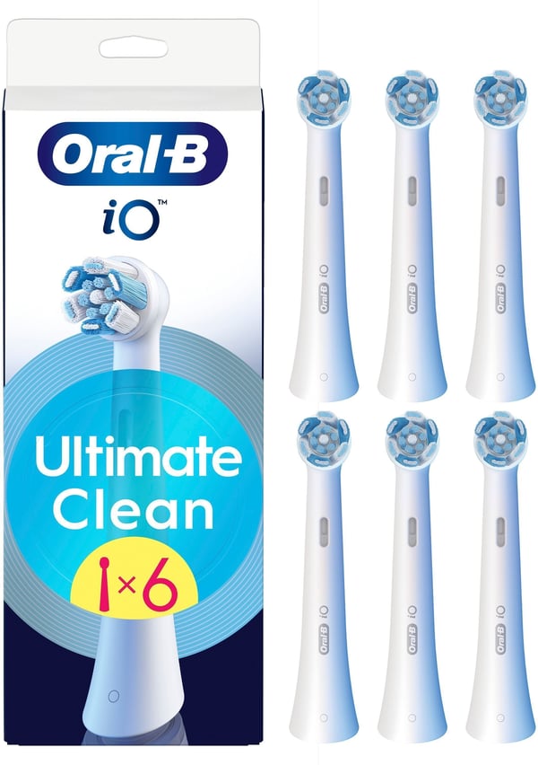 Oral-B iO Ultimate Clean borsthuvud, 6 st
