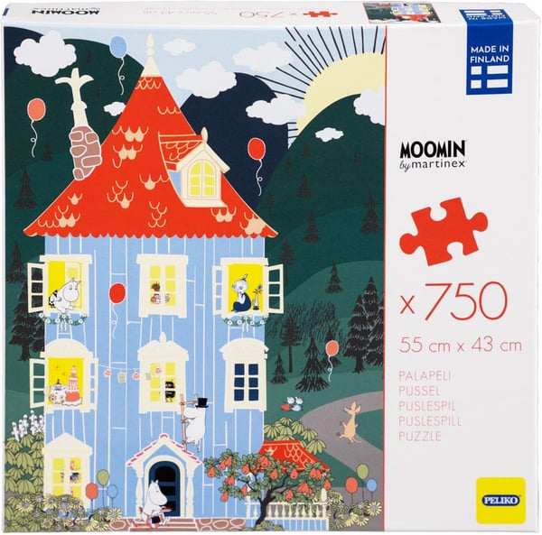 Mumintrollets hus pussel, 750 bitar