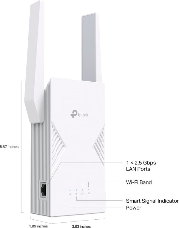 TP-Link BE3600 WiFi 7-förstärkare