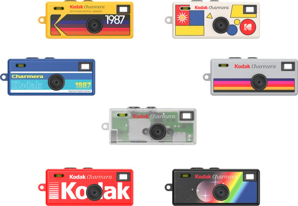 Kodak Charmera nyckelringsdigitalkamera, sortiment