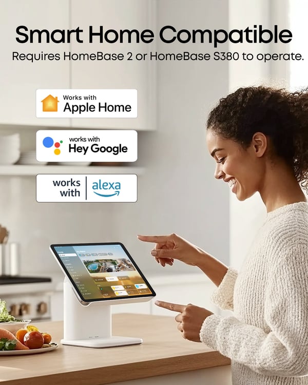 Anker eufyCam E40 övervakningskamerasystem, 2 kameror + HomeBase 2 hub