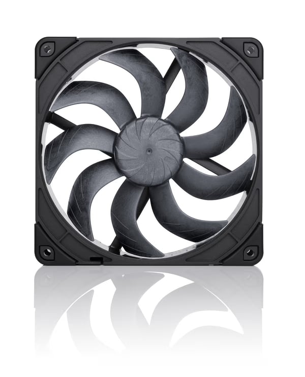 Noctua NF-A14x25 G2 PWM Sx2-PP chromax.black fläkt, 140 mm, 2 st
