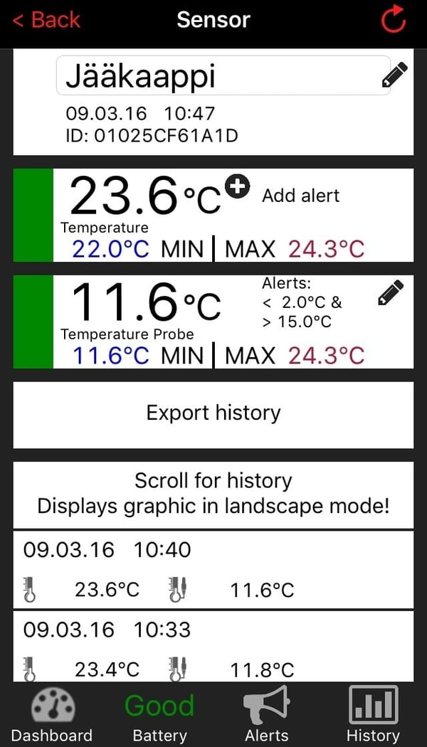 Finlands Termometer 8218 Pro temperatursensor för WeatherHub-systemet