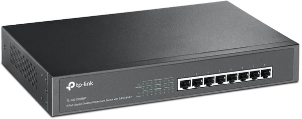 TP-LINK TL-SG1008MP - 8-portars switch