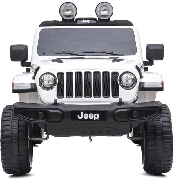 Jeep Wrangler Rubicon 12V -elbil, vit