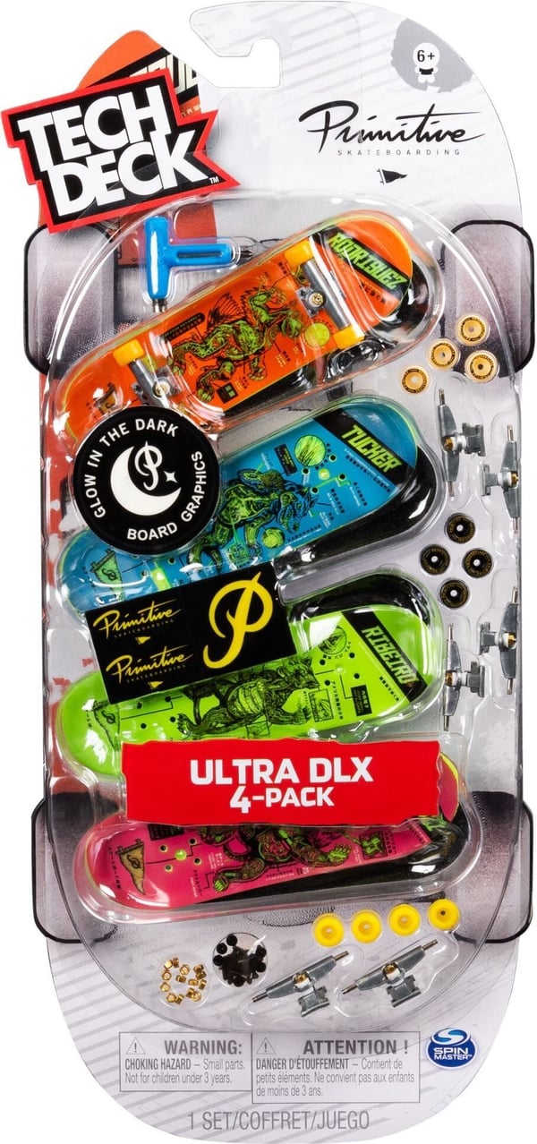 Tech Deck -finger skateboard, 4 st