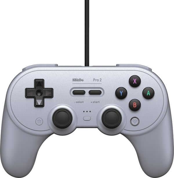 8BitDo Pro 2 Wired Grå Edition spilcontroller til Switch / PC