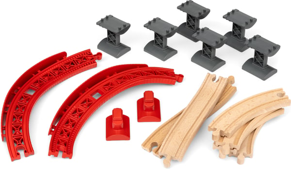 BRIO World 33995 Stigende kurver -bane sæt