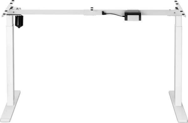 ErgoWork Compact -elstativ för elskrivbord, vit