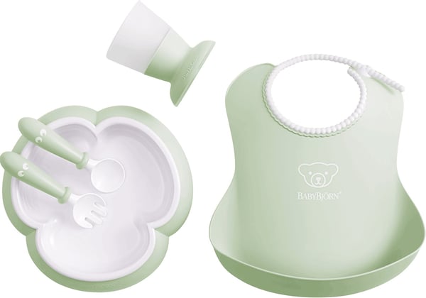 BabyBjörn Baby Dinner Set -matservis, 5 delar, grön