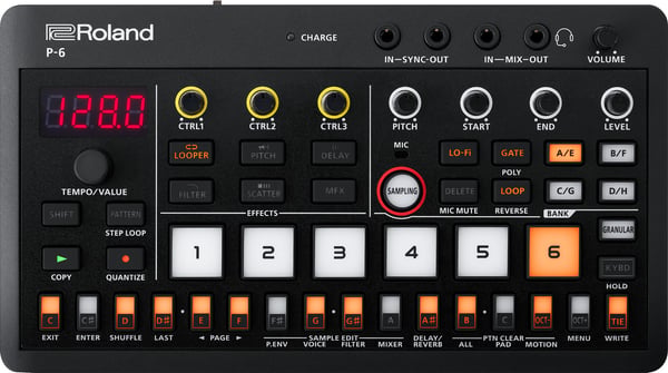 Roland AIRA Compact P-6 Kreativ Sampler