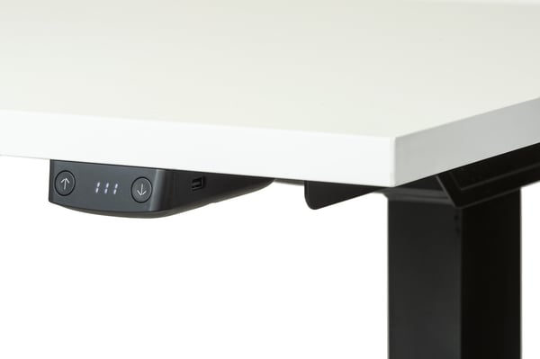 Elfen Ergodesk Modest II elbordets ram, svart