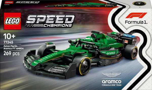 LEGO Speed Champions 77245 – Aston Martin Aramco F1® AMR24 racerbilen