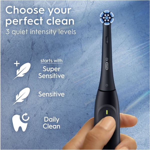 Oral-B iO2 Duo eltandborstpar, svart & rosa
