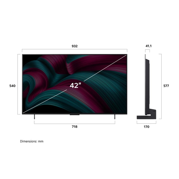 LG 42" OLED evo C5 – 4K TV