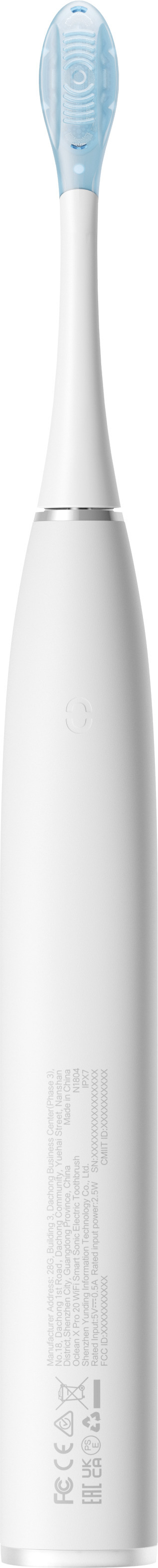 Oclean X Pro 20 eltandborste, vit