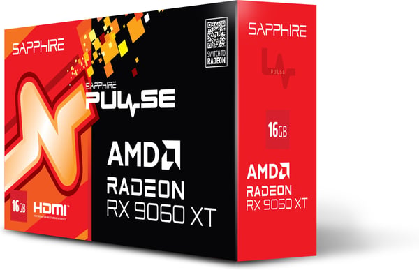 Sapphire PULSE RX 9060 XT GAMING OC 16 GB grafikkort