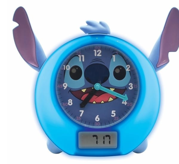 Disney Stitch Sömnlärande vän och väckarklocka