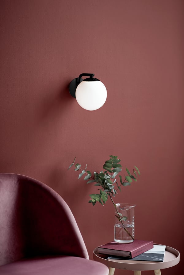Nordlux Grant vägglampa, svart