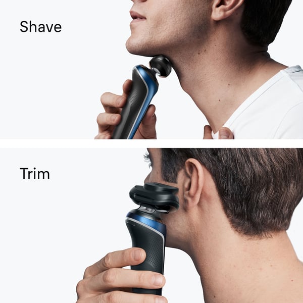 Braun Series 6, 62-B1200S Wet&Dry -rakapparat med skäggtrimmertillbehör