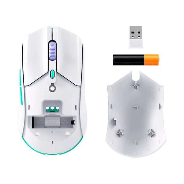 HyperX Pulsefire Haste 2 Core trådlös spelmus, vit