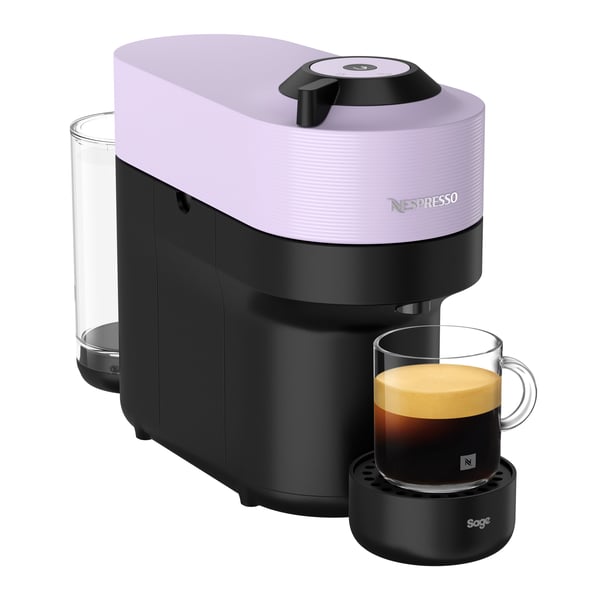Nespresso Vertuo Pop by Sage kapselmaskin, lila