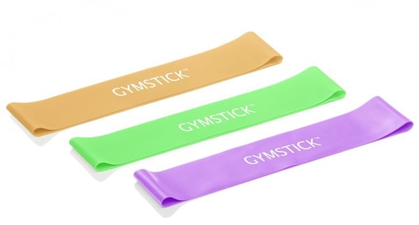 Gymstick Mini Band -modstandsbånd, let/gul