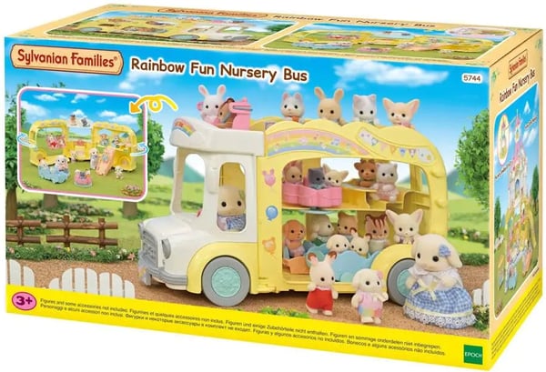 Sylvanian Families - 3-etagers bus med legeplads