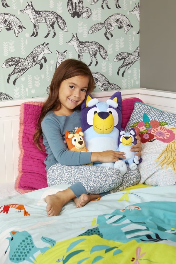 Bluey, kæmpestor plysdyr 45 cm