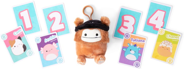 Peliko Original Squishmallows Take 4 kortspel