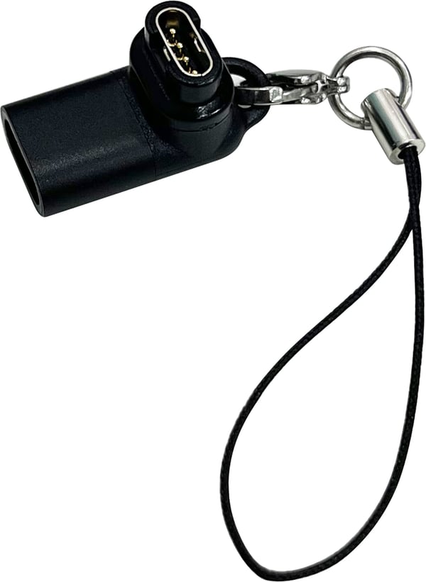 Fuj:tech Garmin-kompatibel laddadapter 90°, USB-C