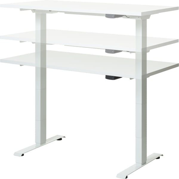 Elfen Ergodesk Modest II - elbordets ram, vit